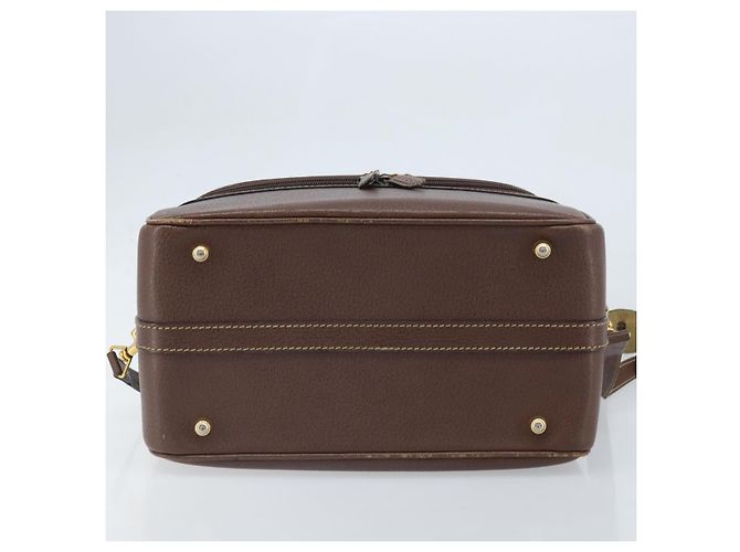 Borsa a mano in pelle GUCCI Bamboo 2way Marrone Oro 013 122 2491 Auth 170509A D'oro - vista 11