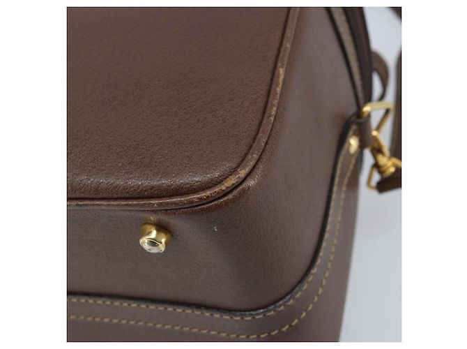 Borsa a mano in pelle GUCCI Bamboo 2way Marrone Oro 013 122 2491 Auth 170509A D'oro - vista 14