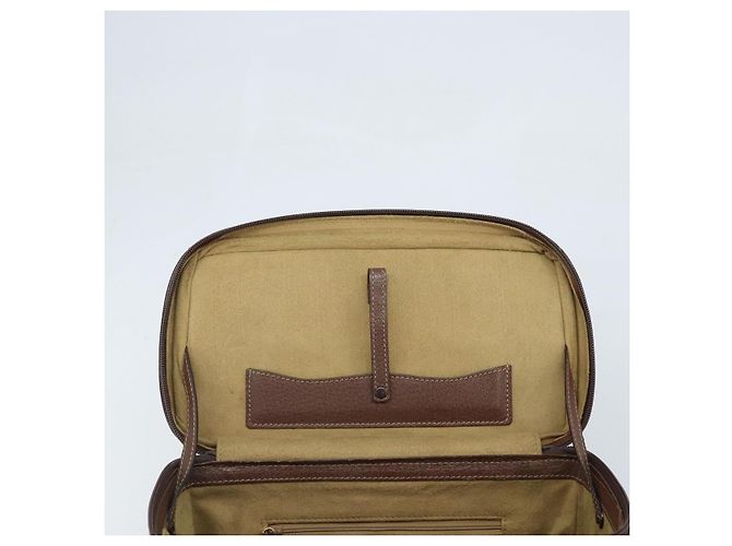 Borsa a mano in pelle GUCCI Bamboo 2way Marrone Oro 013 122 2491 Auth 170509A D'oro - vista 18