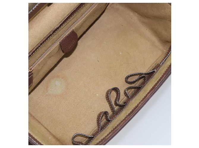 Borsa a mano in pelle GUCCI Bamboo 2way Marrone Oro 013 122 2491 Auth 170509A D'oro - vista 20