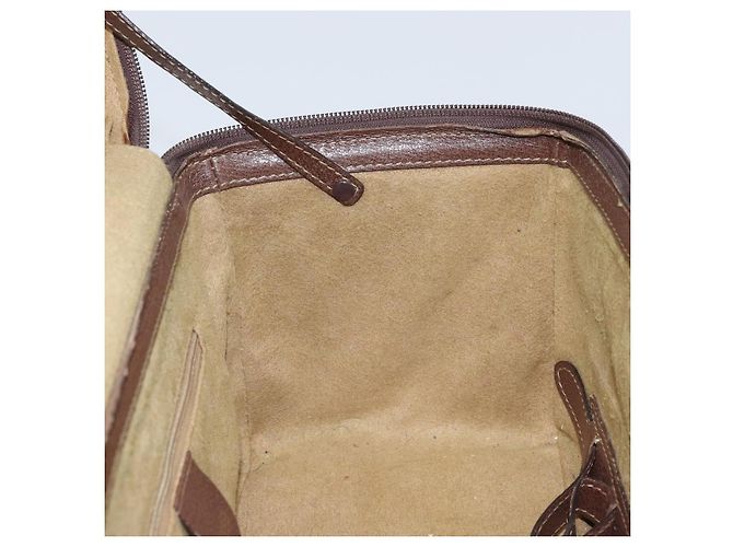 Borsa a mano in pelle GUCCI Bamboo 2way Marrone Oro 013 122 2491 Auth 170509A D'oro - vista 21