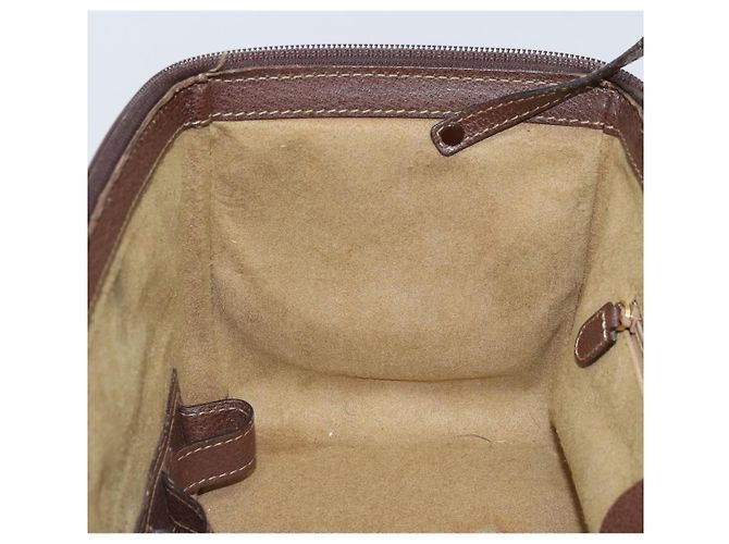 Borsa a mano in pelle GUCCI Bamboo 2way Marrone Oro 013 122 2491 Auth 170509A D'oro - vista 22