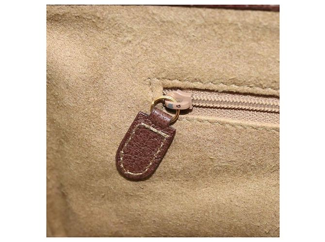 Borsa a mano in pelle GUCCI Bamboo 2way Marrone Oro 013 122 2491 Auth 170509A D'oro - vista 23