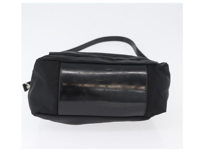 Borsa a Spalla GUCCI Bamboo Nylon 2way Nero Argento 000 2404 0509 Auth bs33431 - vista 11