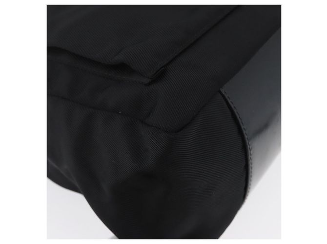 Borsa a Spalla GUCCI Bamboo Nylon 2way Nero Argento 000 2404 0509 Auth bs33431 - vista 12