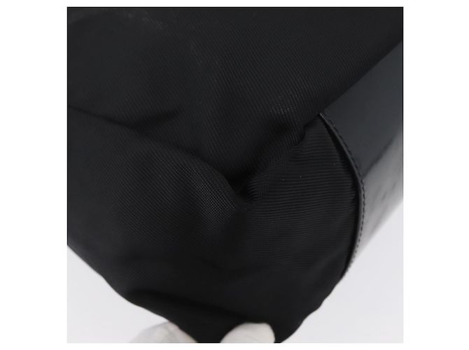 Borsa a Spalla GUCCI Bamboo Nylon 2way Nero Argento 000 2404 0509 Auth bs33431 - vista 14