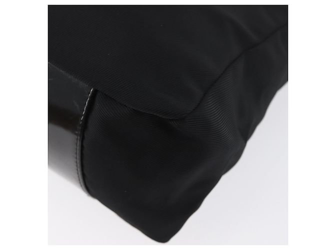 Borsa a Spalla GUCCI Bamboo Nylon 2way Nero Argento 000 2404 0509 Auth bs33431 - vista 15