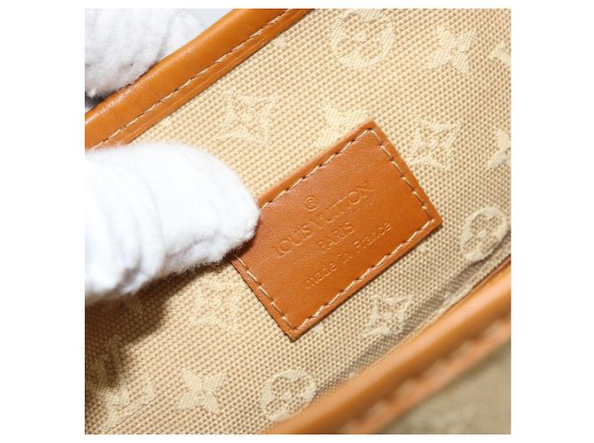 LOUIS VUITTON Borsa Mini Buzas Marie Kate Monogram Beige M92323 LV Auth ep13336 - vista 19