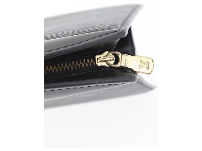 LOUIS VUITTON Pochette Crete Epi Nera M48402 LV Auth fm5112 Nero - vista 13