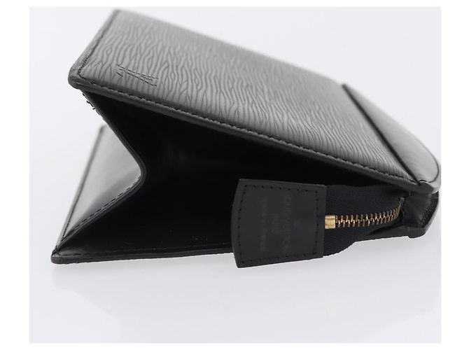 LOUIS VUITTON Pochette Crete Epi Nera M48402 LV Auth fm5112 Nero - vista 4