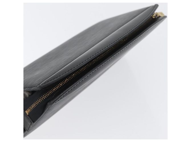 LOUIS VUITTON Pochette Crete Epi Nera M48402 LV Auth fm5112 Nero - vista 6
