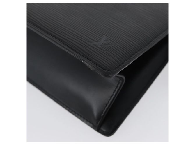 LOUIS VUITTON Pochette Crete Epi Nera M48402 LV Auth fm5112 Nero - vista 9