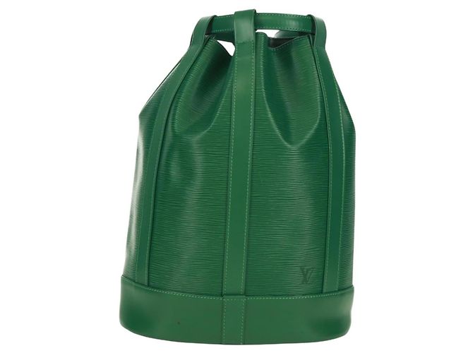 LOUIS VUITTON Borsa a Spalla Epi Randonnee PM Verde M52354 LV Auth 170656V - vista 13
