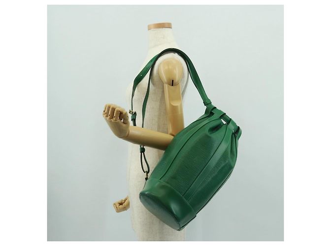 LOUIS VUITTON Borsa a Spalla Epi Randonnee PM Verde M52354 LV Auth 170656V - vista 21