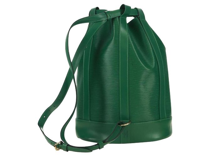 LOUIS VUITTON Borsa a Spalla Epi Randonnee PM Verde M52354 LV Auth 170656V - vista 3
