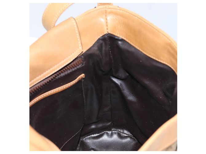 Céline Borsa a Spalla Celine C Sulky PVC Beige Oro Auth ep13573 D'oro - vista 16