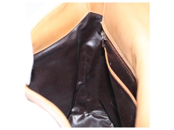 Céline Borsa a Spalla Celine C Sulky PVC Beige Oro Auth ep13573 D'oro - vista 17