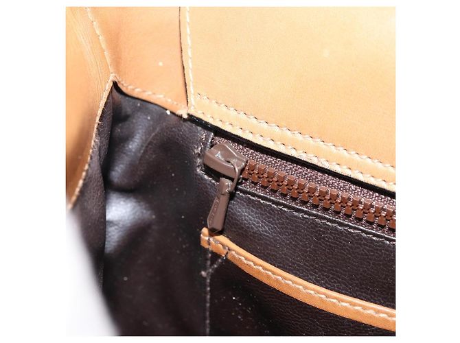 Céline Borsa a Spalla Celine C Sulky PVC Beige Oro Auth ep13573 D'oro - vista 18
