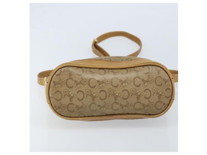 Céline Borsa a Spalla Celine C Sulky PVC Beige Oro Auth ep13573 D'oro - vista 9