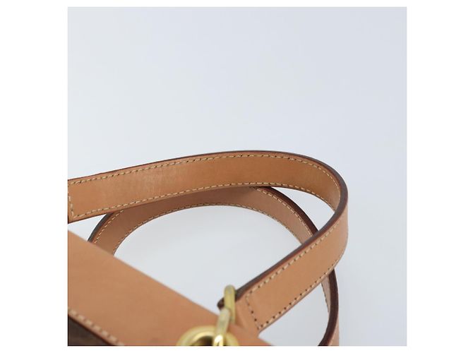 Céline Borsa a mano in tela Macadam CELINE in pelle PVC marrone oro Auth am10820V D'oro - vista 8