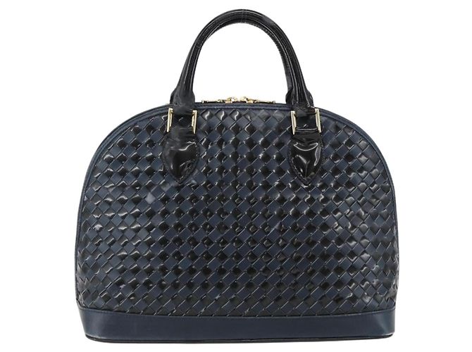 BALLY Borsa a mano in pelle nera e oro Auth 166850 Nero D'oro - vista 3