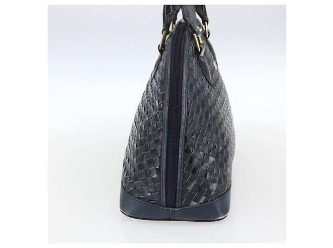 BALLY Borsa a mano in pelle nera e oro Auth 166850 Nero D'oro - vista 4