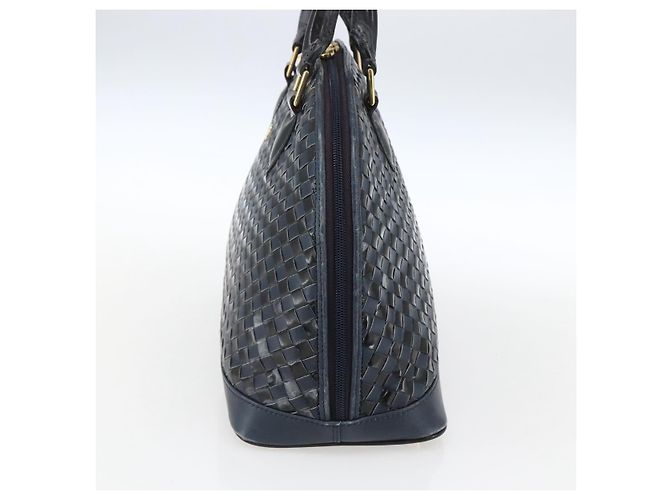 BALLY Borsa a mano in pelle nera e oro Auth 166850 Nero D'oro - vista 5