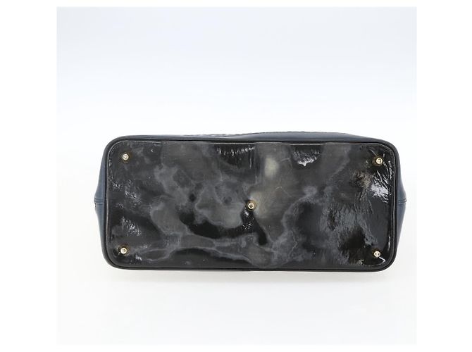 BALLY Borsa a mano in pelle nera e oro Auth 166850 Nero D'oro - vista 9