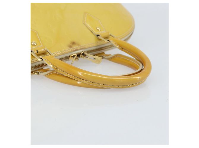 LOUIS VUITTON Borsa a Mano Alma GM Monogram Vernis Broncorail M91450 LV Auth ka2633 - Ansicht 7