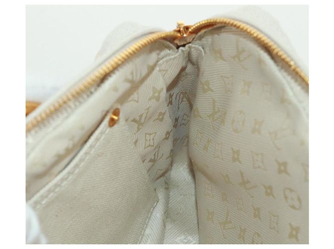 LOUIS VUITTON Borsa Panama Tinkerbell a Pois in Tela Bianca M95407 Auth ti3650SM Bianco - vista 21