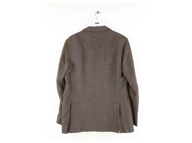 Hackett London Braune Leinenjacke - Ansicht 2