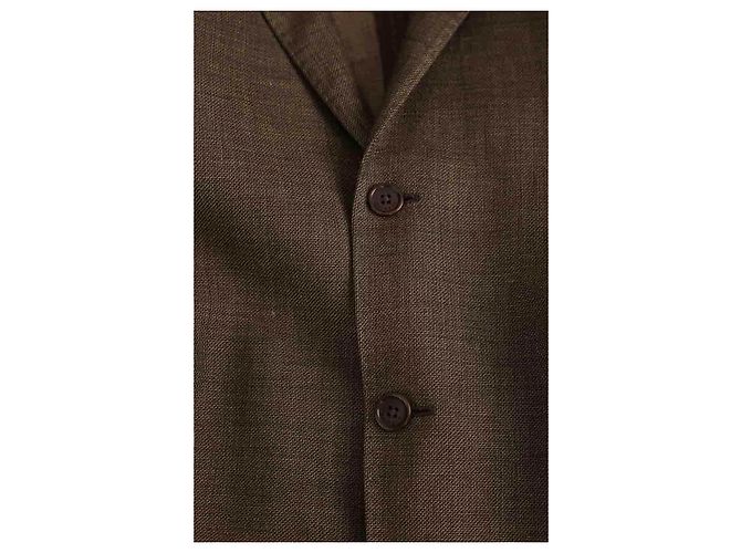 Hackett London Braune Leinenjacke - Ansicht 3