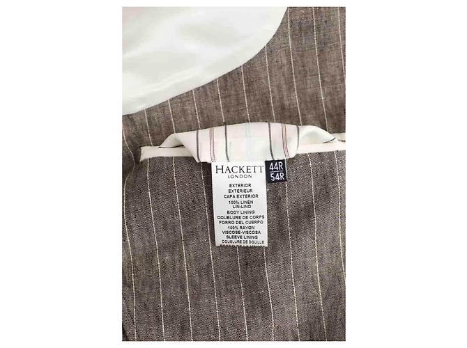 Hackett London Leinenjacke Grau XL - Ansicht 6