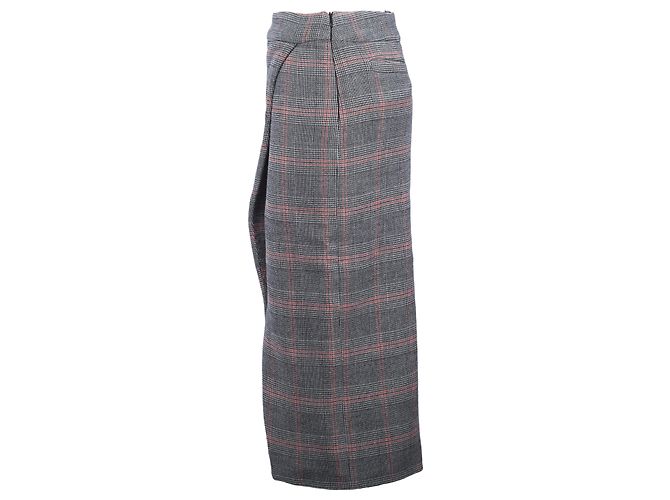 Autre Marque Falda Midi de Cuadros Filles à Papa Rosa - vista 2