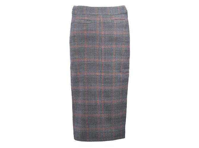 Autre Marque Falda Midi de Cuadros Filles à Papa Rosa - vista 3