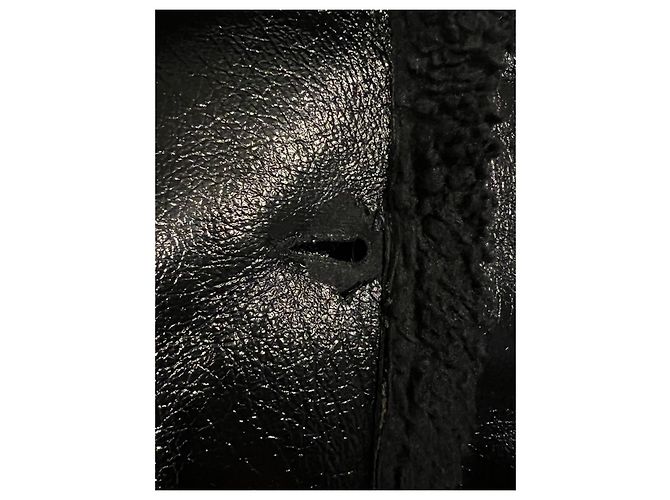 Autre Marque Storets Lackmantel Schwarz Größe S - Ansicht 6
