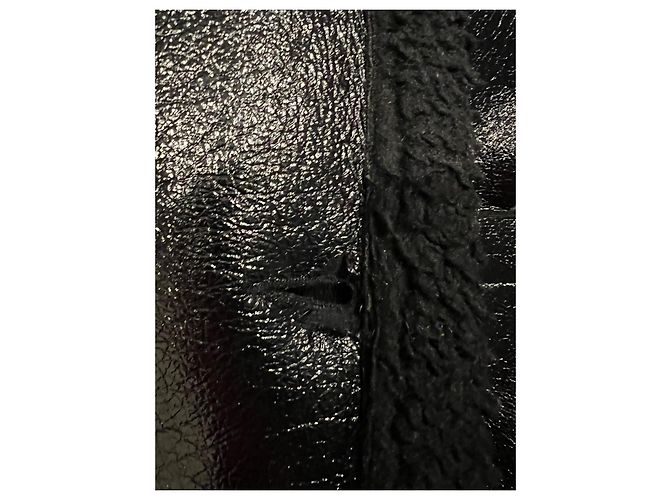 Autre Marque Storets Lackmantel Schwarz Größe S - Ansicht 7