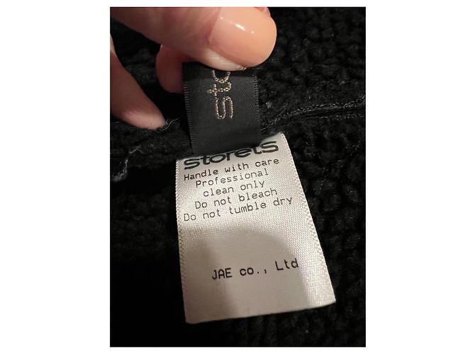 Autre Marque Storets Lackmantel Schwarz Größe S - Ansicht 9