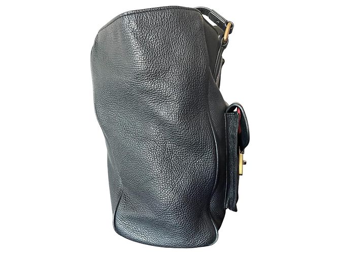 Leder Tote Bag von Marc by Marc Jacobs Schwarz - Ansicht 2