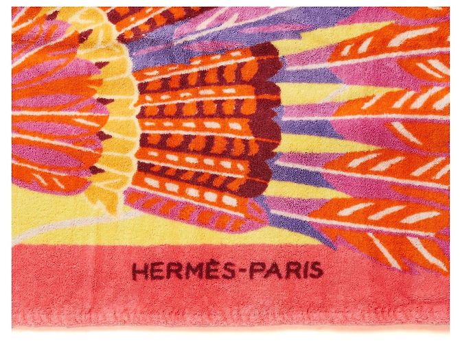 Hermès 1991 Badetuch Brasilien Sommerfarben Mehrfarben - Ansicht 2