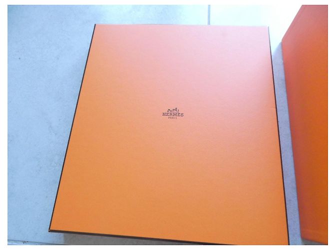 boite hermès blue box 1258 commande spéciale VIP sac hermès mini rare Orange - vue 4