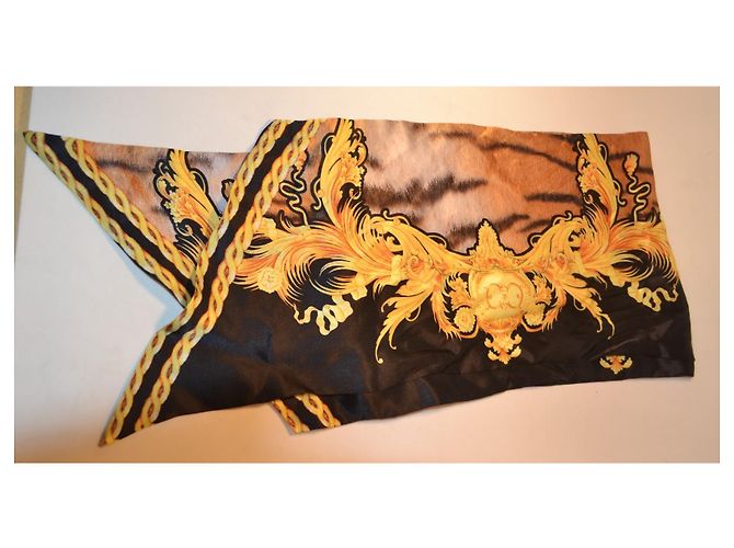 Foulard in seta Roberto Cavalli multicolore - vista 2