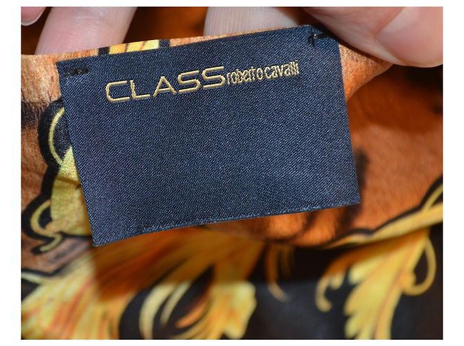 Foulard in seta Roberto Cavalli multicolore - vista 3
