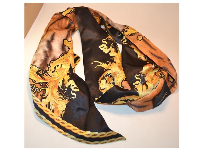 Foulard in seta Roberto Cavalli multicolore - vista 5