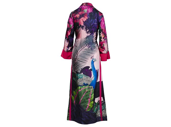 Autre Marque Vestido Largo de Seda Restless Sleepers - vista 3