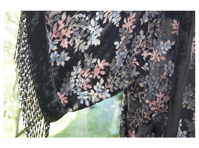 The Kooples Kimono mit Perlenfransen Viscose - Ansicht 2