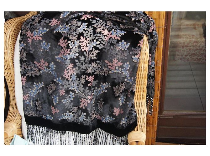 The Kooples Kimono mit Perlenfransen Viscose - Ansicht 4