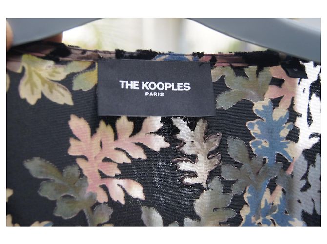 The Kooples Kimono mit Perlenfransen Viscose - Ansicht 5