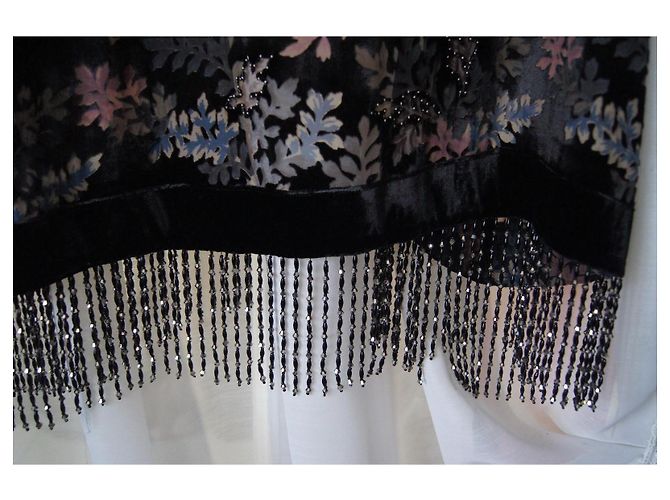 The Kooples Kimono mit Perlenfransen Viscose - Ansicht 8
