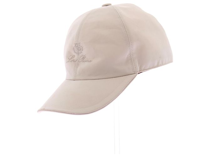 Cappellino Loro Piana beige in cotone - vista 5